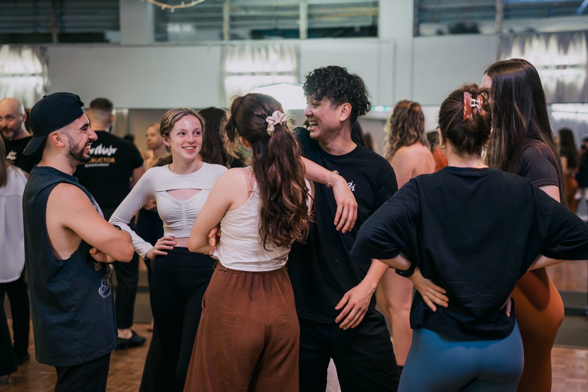 Students dancing at LocoMojo